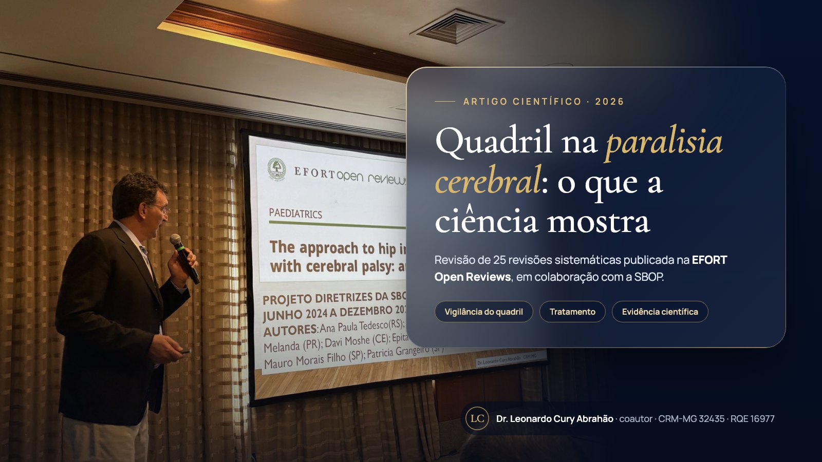 Capa do artigo sobre quadril na paralisia cerebral